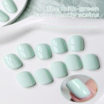 1개 15ML 민트 그린 네일 젤 반영구 소킹 UV LED 살롱 DIY : 덕하상사