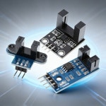 스피드 측정 카운터 센서 모듈 엔코더 디스크 스마트카 모터 적외선 슬롯 타입 옵토커플러 광전 : 지편선