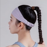 와이드 헤어밴드 요가 실용 피트니스머리띠 : 세유상점