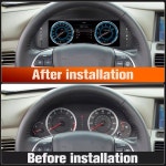 10.25 Honda Accord 2003-2007 용 디지털 대시 보드 자동차 속도계 LCD 가상 조종석 클러스터 게이지 : GlobalCommerce