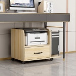 프린터장 복사기 이동식 책상 사무실 40 길이 둥근 모서리 하 내부 수납 복합기 1 속길이45테이블아래D타입화이트 : 브리즈마켓91