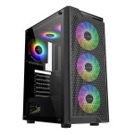 게임용 USB 3.0 ATX/ITX 케이스 강화유리 PC (듀얼 PSU, 중앙 프로세서 및 메인보드 eatx 지원) : 더베러커머스