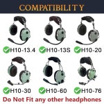 데이비드 클락 H10 60 /H10 20 13.4 76 30 13S 헤드셋용 소울윗 교체 Black : 한오담