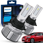 필립스 합법 LED 전조등 자동차전구 현대자동차 9005 (HB3), 화이트, 엑센트 신형 /10-19년 : 필립스오토모티브총판
