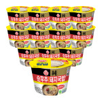 오뚜기 컵밥 얼큰순후추돼지국밥 311.5g, 12개 : 오뚜기mall