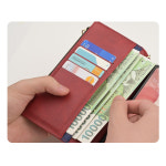 잭팟 스트랩 지퍼 지갑 가죽 케이스 레드, 갤럭시A35 : 라비케이스