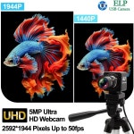 ELP 5MP 글로벌 셔터 50fps USB 카메라 CS 가변 초점 렌즈 고속 1080P 비디오 PC 웹캠 차량 번호판 인식용 : 프라임상사26