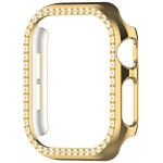 Apple watch10 용 블링 PC 중공 케이스 단일 다이아몬드 크리스탈 iWatch 시리즈 10 범퍼 보호 커버 시계 스트랩 보호대 : 에드윈서드