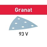 시트, ro 497396 90 festool (93mm) 그릿 연마 샌딩 p180 granat 델타 100팩 P40 Grit 50 : 경안동흥8