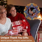 루스터 메탈 윈드 - 여성 남성 아빠를 위한 치킨 선물, 야외 및 실내 장식용 바람 걸이, 장식용 선물용 12인치 Owl 12IN : 모든상사맨