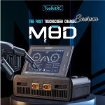 ToolkitRC M8D 1600W 50A 터치스크린 듀얼 채널 충전기 3.5인치 플립 고속 (1-8S RC 리포/리하이브/리페 배터리용) : 합성유통