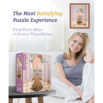 피스 릴랙스 플라스틱 직소 퍼즐 1200피스 게리 패터슨 오아시스에서 가장 만족스러운 테이블 게임 퍼즐 매트가 필요 없는 [H3466] : Mbridge