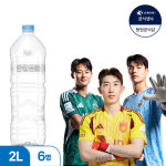 동원샘물 친환경 무라벨 생수 2L, 6개 : 동원공식샵