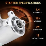 스타터 호환 포드 00-05 익스커션, 99-13 익스페디션 F-150 F-250 F-350 F-450 F-550 슈퍼 듀티 링컨 내비게이터, 05-10 머스탱, 99-13 V8... 