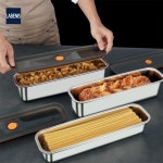 라베니스 스텐 밀폐용기 직사각 1.35L 사각밀폐용기 온프레시 스텐레스반찬통 : 라베니스