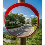 고탄력 도로 반사경 주차장 삼거리 반사 볼록 거울 600파이 (브라켓포함) : 플로하우스 FLOHAUS
