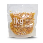 테비 사사미 대용량 강아지 간식 탱글탱글고구마 큐브, 1kg, 1개 : 어니스트펫