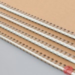 A5 코일 노트 줄 지어 점 빈 그리드 종이 저널 도서 학교 사무용품 문구 : 트라지오