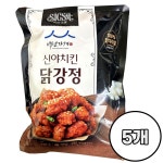 롯데 식사이론 신야치킨 닭강정 330gx5개 무배 /냉동 백년가게 치킨 반찬 안주 : 프라임유통123