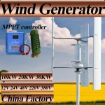 빌라 안뜰 전용 수직축 풍력 터빈 10KW-30KW 아름답고 조용한 태양광 보완 녹색 에너지 시스템 : 프라임상사27