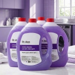 알칼리 세탁세제 라벤더 2.5L 4개 액체 빨래 쉰내 쉰냄새 제거 대용량 일반 드럼 : 닥터데이즈