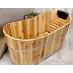 간이 하노끼 탕 편백나무 전신 습식 펜션 원목 사우나 100x60x65 : 지연상회