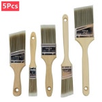 5개 페인트 브러시 세트 페인팅 라텍스 코너 인테리어 용품 도구 얼룩 래커 외부 5Pcs brush : 자재공구마트프로