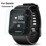 [호환품]Garmin Forerunner 35 HR 라운드 스마트 호환 시계 화면 보호기 안티 스크래치 필름 용 9H 강화 유리 4 개 : 샘마루몰