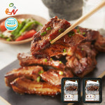 수제 돼지갈비 1kg+1kg , 총 2팩 : 봄내푸드