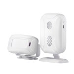 센서 벨 동작 감지 노래방 차임벨 손님 WSDCAM 무선 모션 초인종 36 차임 환영 with Magnetic : 트리플 트레이더스