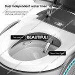 스마트 화장실 황금색 전기 플러시 센서 : 성연글로벌