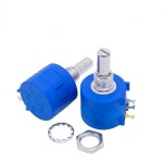 5PCS 3590S-2-103L 103 102 104 503 3590S 10K 1K 100K 50K ohm정밀 멀티턴 전위차계 10 링 가변 저항기 : 분당플렉스62