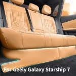 Geely Galaxy Starship 7EMi - 두 번째 줄 좌석 안티 킥 패드 방수 방오 스크래치 인테리어 프로텍터 : 프라임상사23
