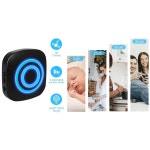 센서 벨 동작 감지 노래방 차임벨 손님 PIR 매장 웰컴 모션 무선 초인종 감지기 경보 : 트리플 트레이더스