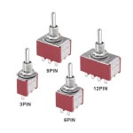 1/5pcs MTS-102 MTS-103 MTS-202 MTS-203 ON-OFF-ON ON-ON 3/6/9/12 Pin 2/3 위치 소형 latching 토글 스위치 AC 125 : 분당플렉스62