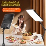 LED 사진 조명 셀카 회의 줌 유튜브 라이브 스트리밍을 위한 가위형 암 스탠드가 있는 스튜디오 램프 : 프라임상사33