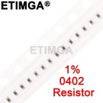 100 개/몫 1% 0402 SMD 저항 0R-10M 1/16W 0.1 1 10 22 100 150 220 330 옴 1K 2.2K 4.7K 10K 100K 1R 10R 100R : 분당플렉스62