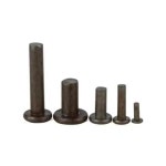 pyQmuymP 30pcs M4 iron true color flat head rivets solid rivet knock rivetings beat hit riveting GB1 : 분당플렉스63