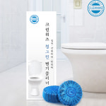 크린위즈 청그린 오래가는 변기세정제 변기클리너 50g 6개입, 10개 : 크린위즈