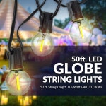 뉴하우스 조명 PSTRINGLED50 50 소켓 실내 스트링 55 LED 글로브 G40  1 Modern 50ft : 라라랜드뷰티샵