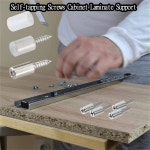 -ABGQ 셀프 태핑 나사 캐비닛 라미네이트 지지대 비펀칭 클랩보드 홀더 선반 스틸 핀 페그 : 프라임상사31