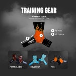 DELTA FITNESS POWERGRIP (델타 피트니스 파워 그립) V3 트레이닝 기어 근육 트레이닝 (POTATO (BLACK)) : atlanticbell