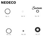 NCT-130 시리즈 에어 브러시 액세서리 용 5 개/갑 씰 링 NEOECO 백업 부품 : 호계산업