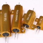 2개 10 25 50 100W 고출력 권선 저항기 1R 5R 6R 8R 3R 10R 470R 200R 50R 옴 5% 알루미늄 쉘 저항기 : 분당플렉스62