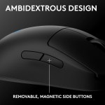 G PRO 2 광속 무선 게이밍 마우스 최대 4개의 사용자 지정 및 전환 가능한 마그네틱 White Mouse : 플로우나인