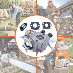 스틸 MS171 MS181 MS211 MS 171 181 211 11391200610 0000 350 3500용 카뷰레터 키트 카뷰레터 가스켓 연료 필터 : 분당플렉스64