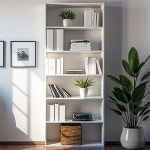 베라 6단 600 책장 화이트 : 이편한홈