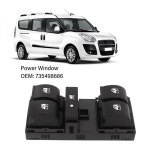 파워 윈도우 스위치 블랙 735498686 Fiat Doblo 263 2009-2018에 적합 : 윤도컴퍼니