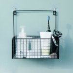 벽걸이 철제 수납 바구니 주방 욕실 정리대 세탁 침실 기숙사 걸이형 : 더블유커머스샵