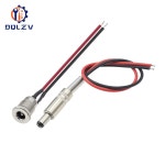 전선 커넥터 컨넥터 스냅 1PCS 패널 방수 너트 099 5521 5MM 소켓 5X2 마운트 5525 전원 METALWITH With Cable 2 1mm 10CM : 오성마켓몰1